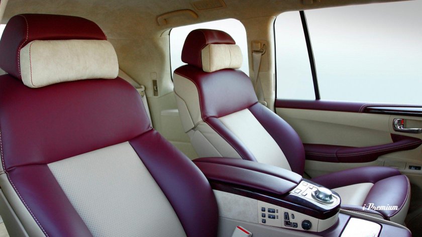 Бордовый салон БМВ