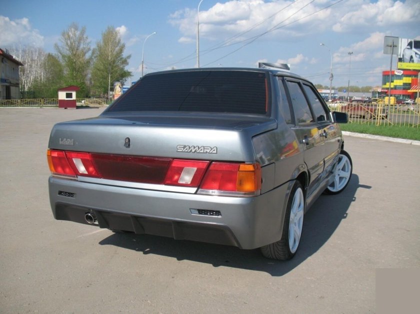 Задний бампер ВАЗ 2115 экстрим