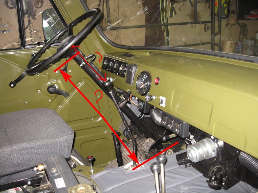 УАЗ 2206 внутри кабина