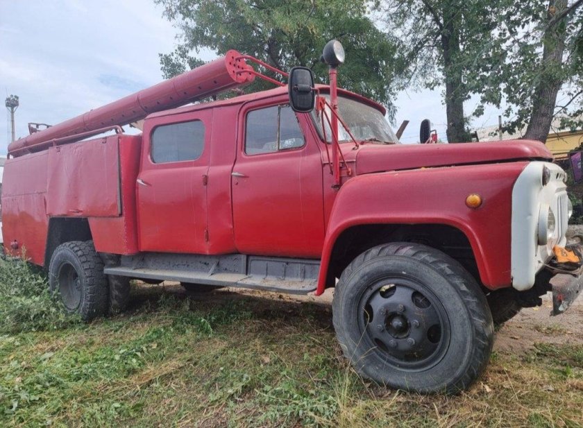 Пожарная машина газ 53 ац 40