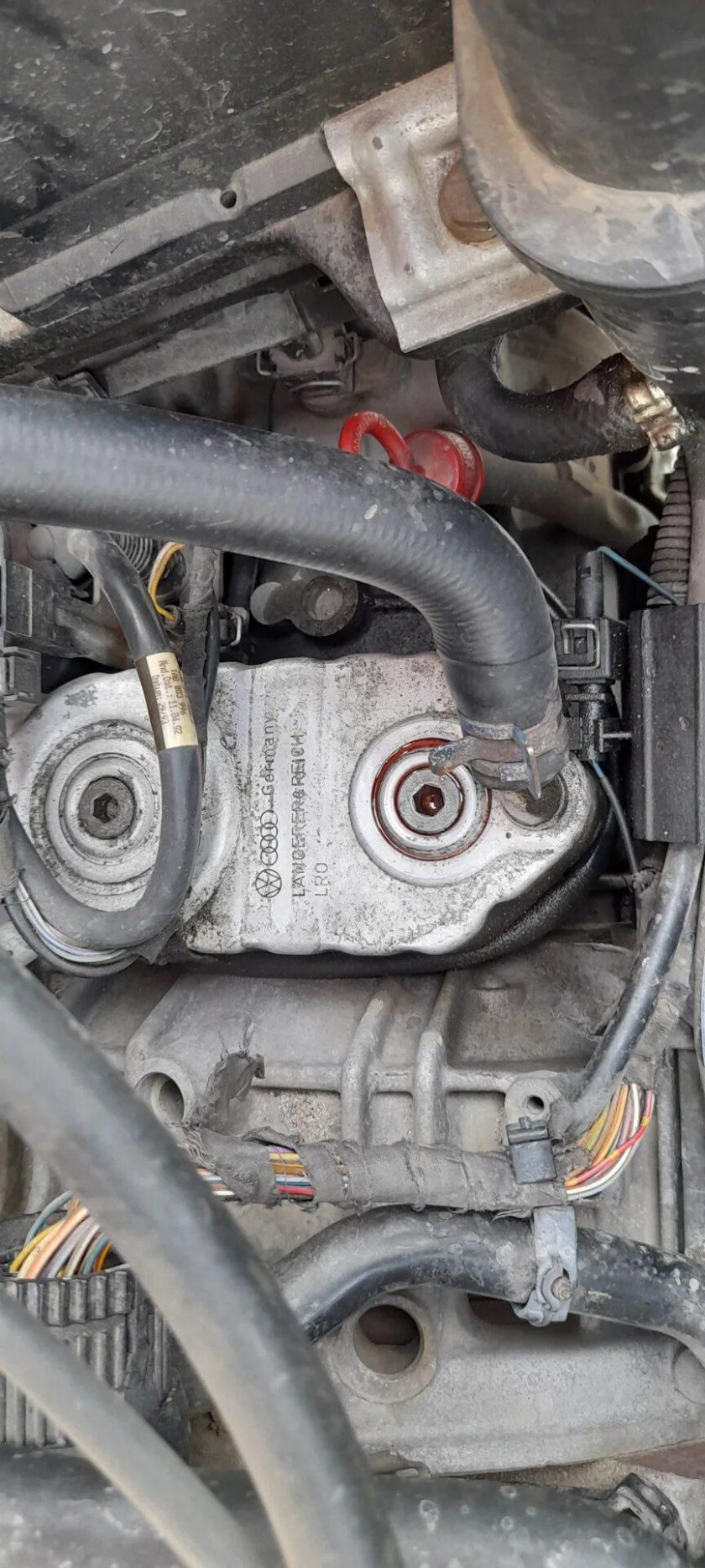 Патрубок на теплообменник АКПП гольф 4