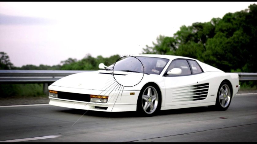 Ferrari Testarossa White