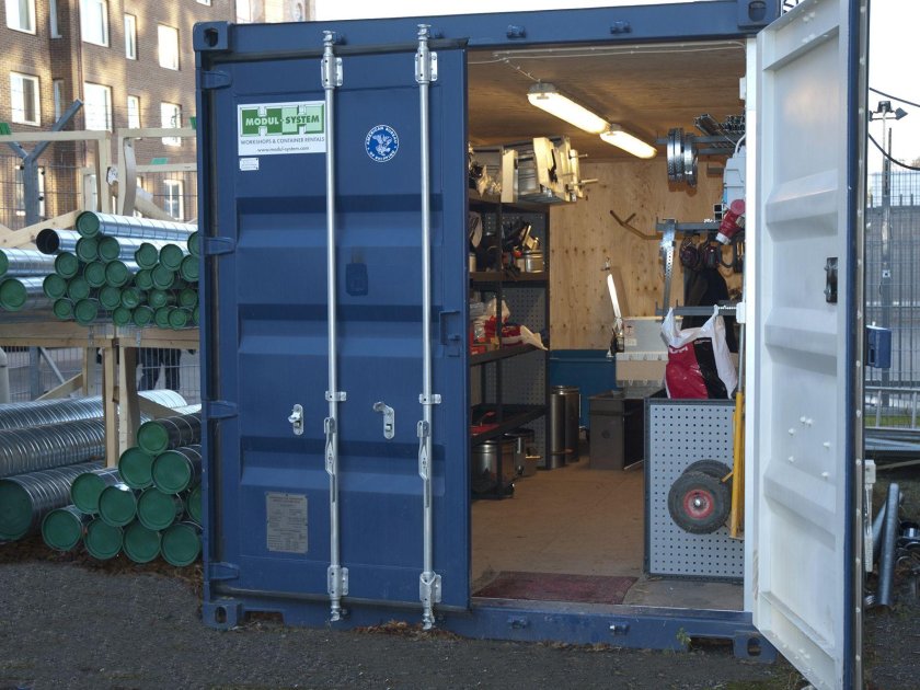 Контейнер мастерская 20 футовый