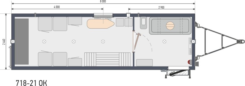 Планировка бытовки