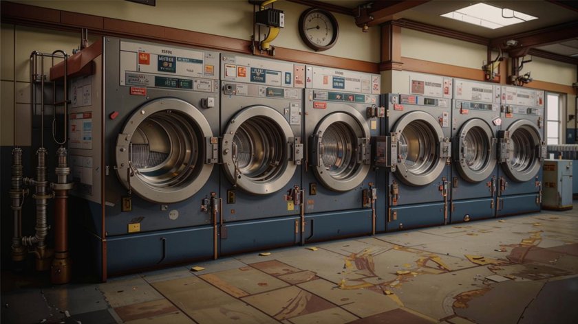 Стиральный цех прачечной