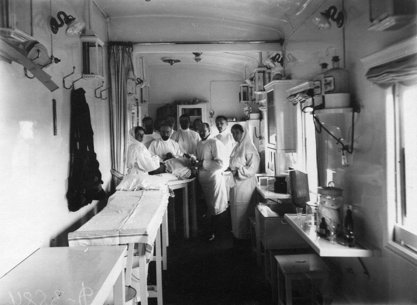 Санитарный вагон 1941-1945