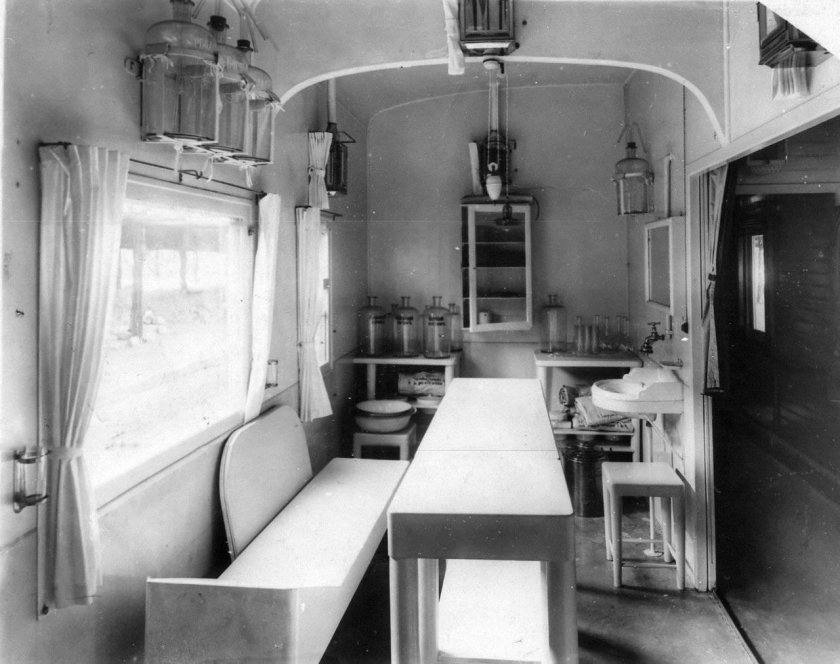 Пульмановский вагон изнутри