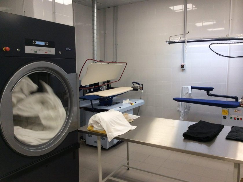 Оснащение прачечной в больнице