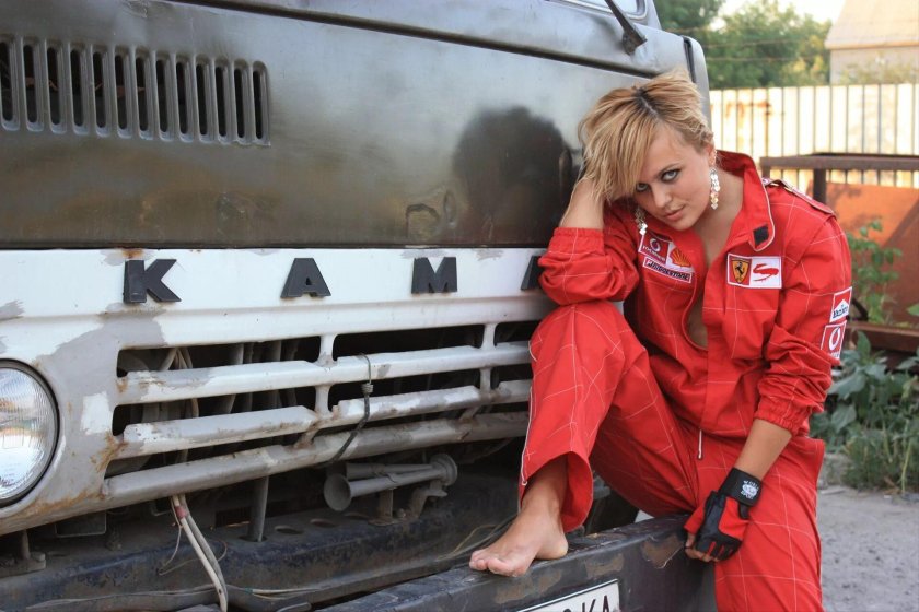 Анжелика ларссон - самая красивая дальнобойщица в мире