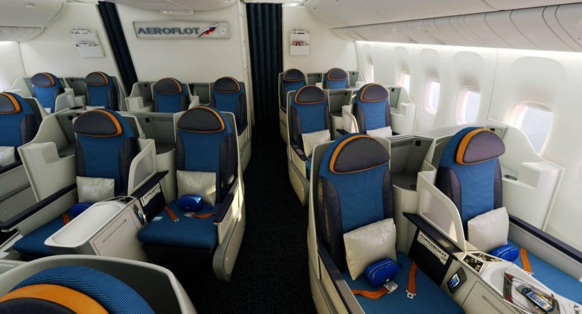 Комфорт класс Аэрофлот 777 300 er