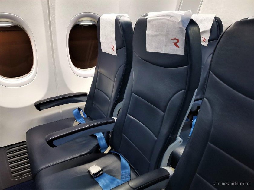 Боинг 737-800 кресла в салоне