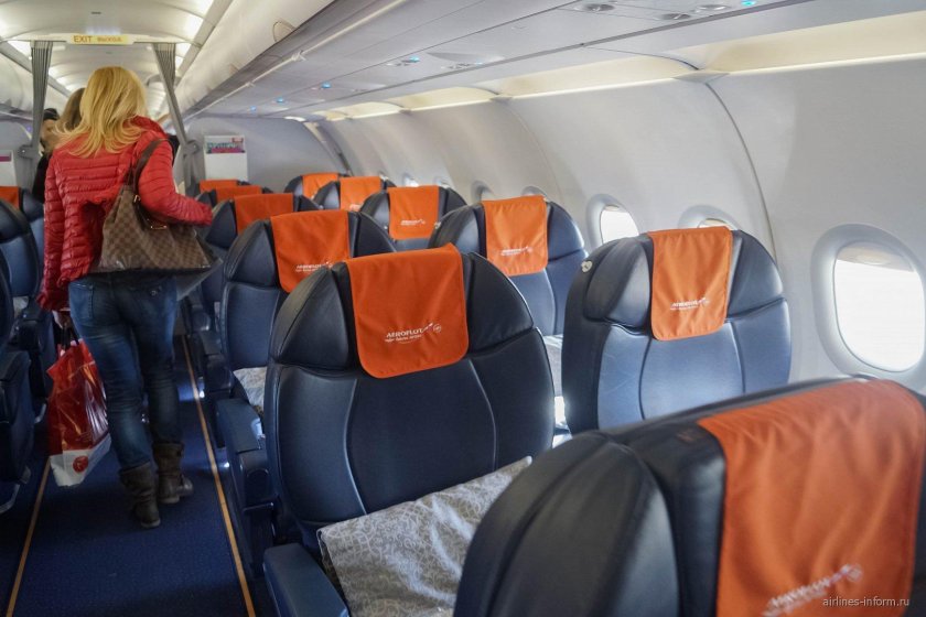 Боинг 737 Аэрофлот салон