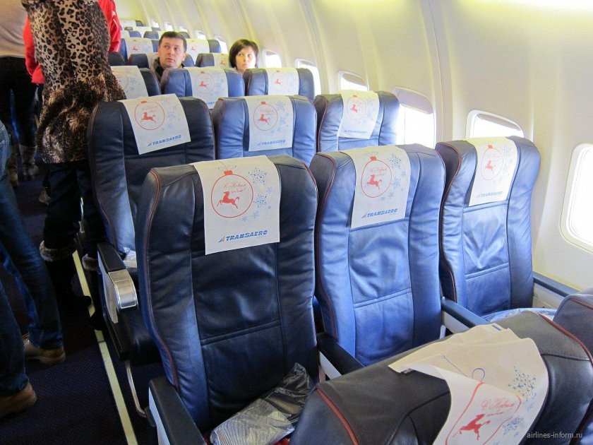 Боинг 737 Аэрофлот салон
