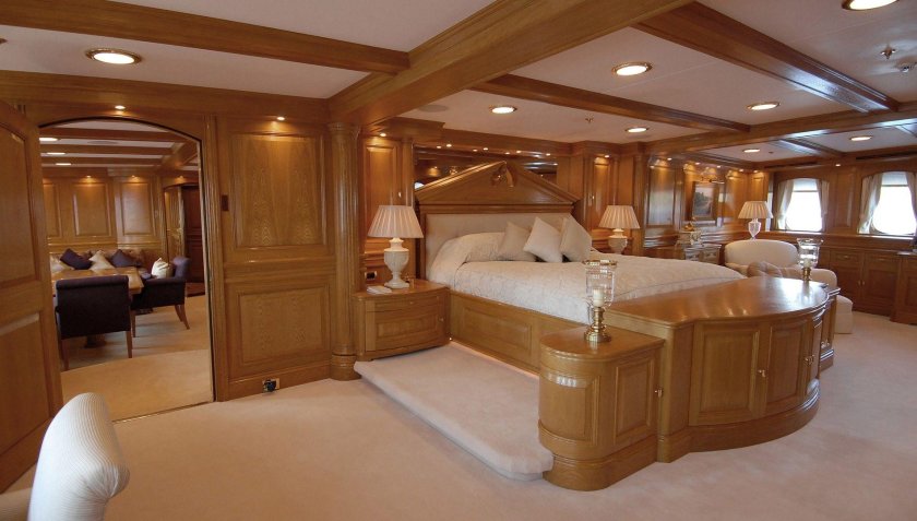 Яхта Неро интерьеры