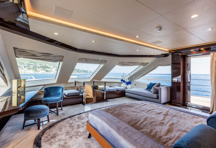 Яхта Билла Гейтса интерьер