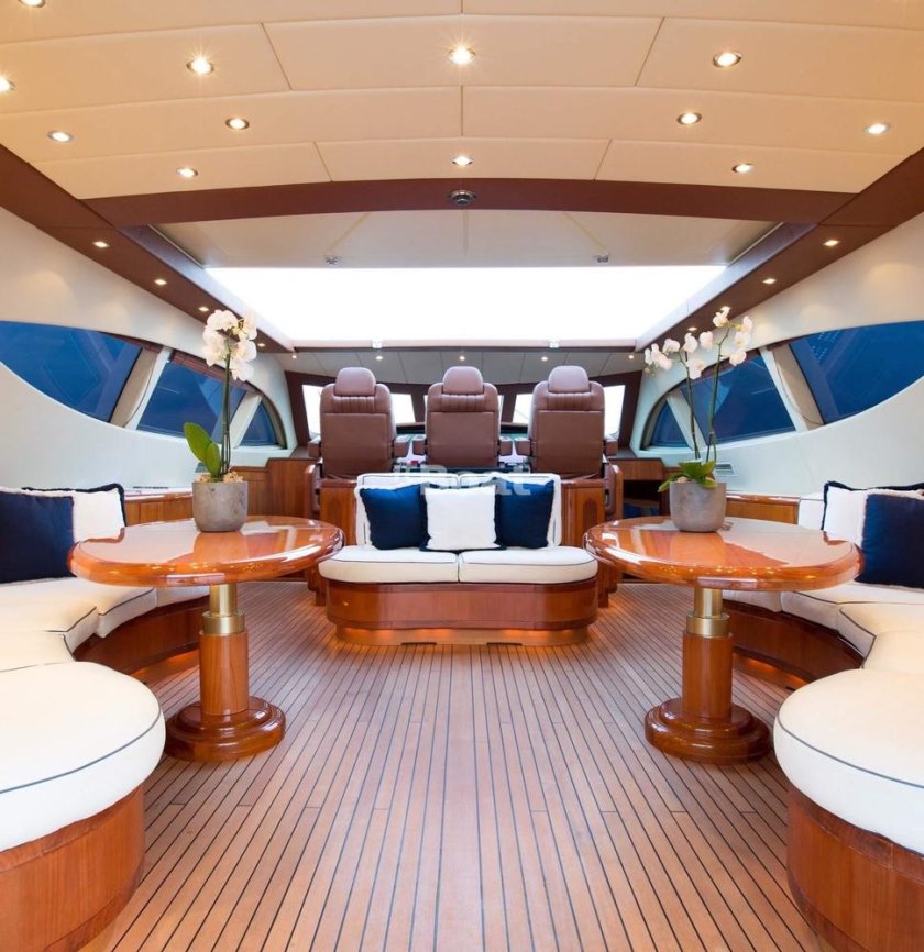 Мегаяхта Sovereign интерьер