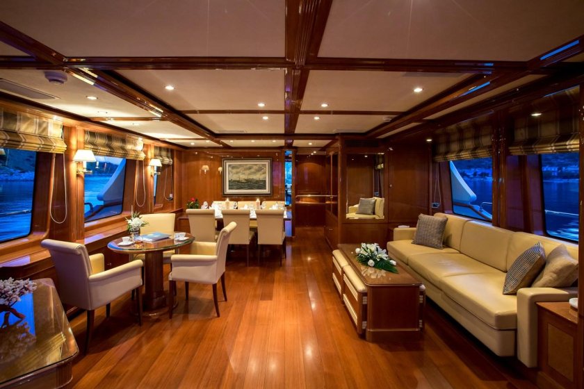 Charter yacht