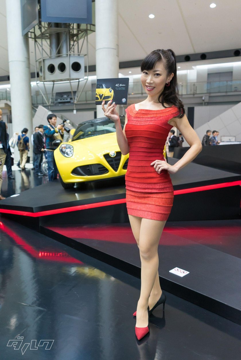 Девушки на автошоу