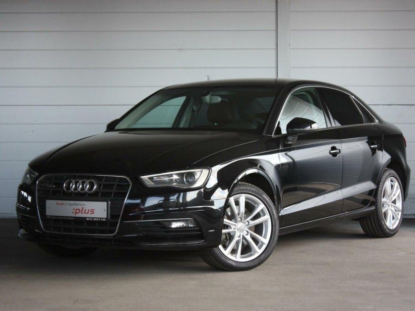 Audi a3 2014 седан черный