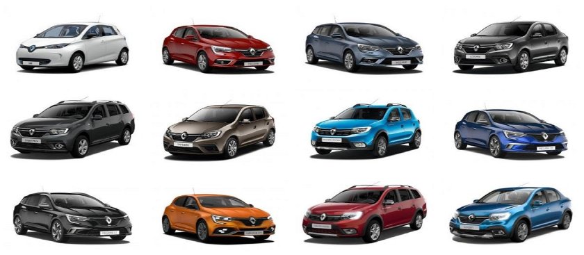 Модельный ряд Рено 2023