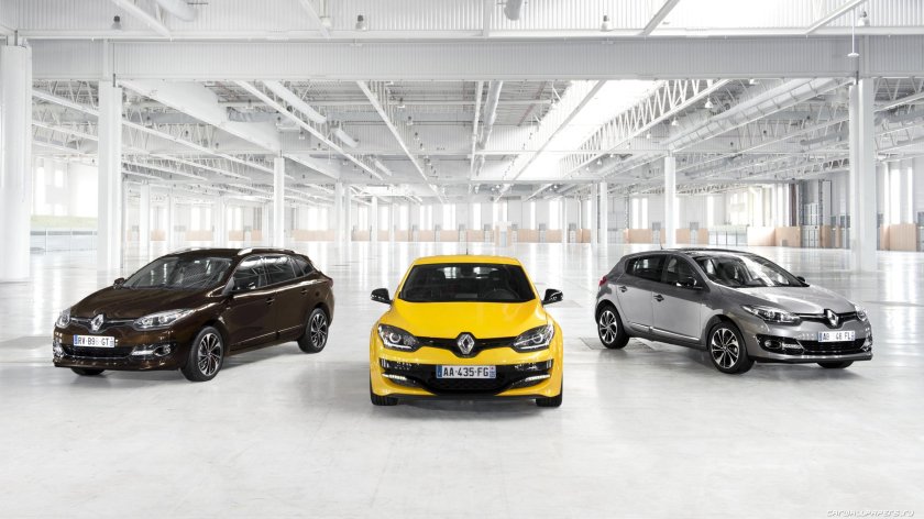 Рено автомобильный ряд