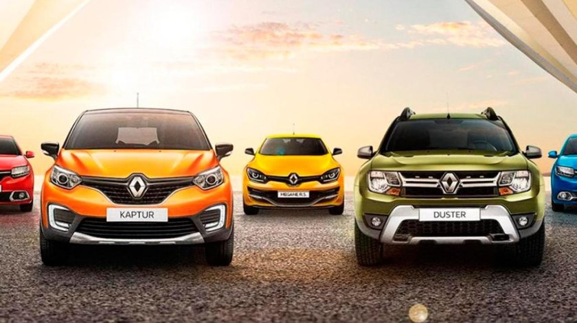 Автомобили Renault Модельный ряд