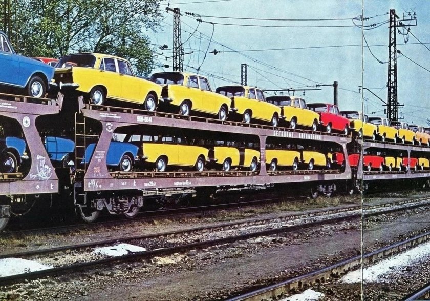 Вагон автомобилевоз СССР