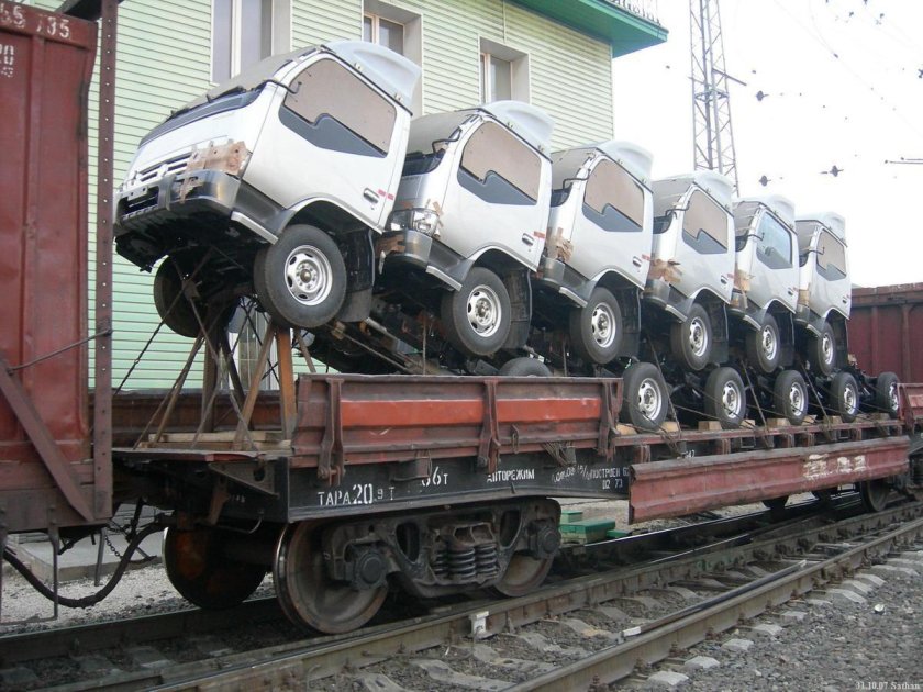 Платформа РЖД вагон