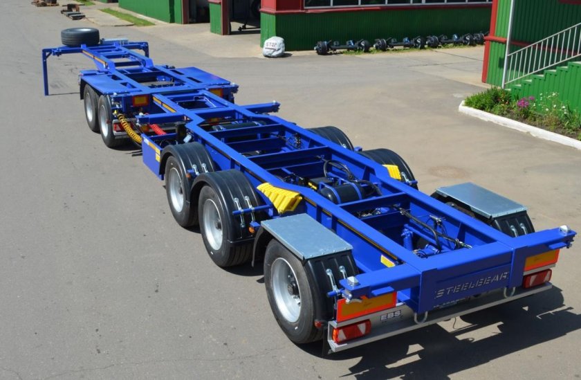 Полуприцеп-контейнеровоз разделяемый pk-18n-pk-24p