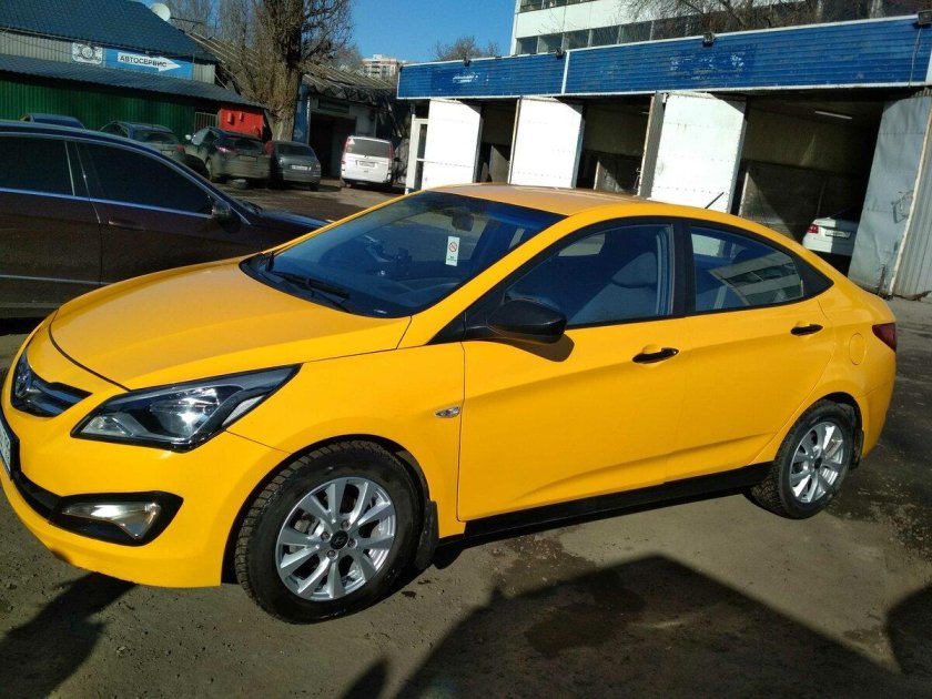 Хендай солярис такси