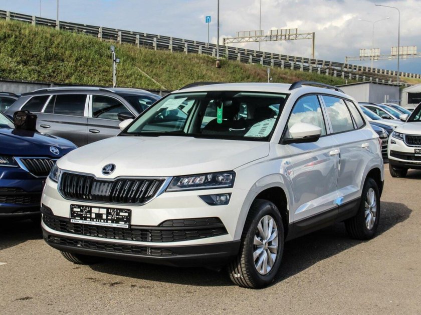 Skoda karoq 2021 белый