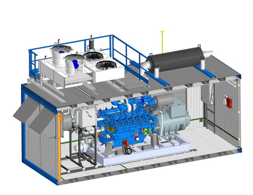 Газопоршневая электростанция гпэс 250-т400-хр