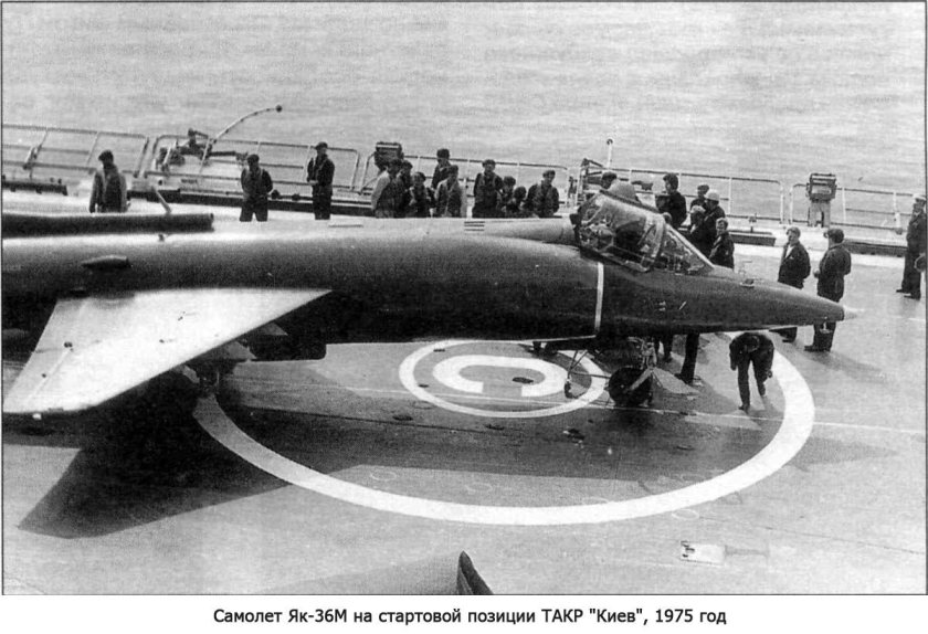 Первая посадка на палубу як-36м