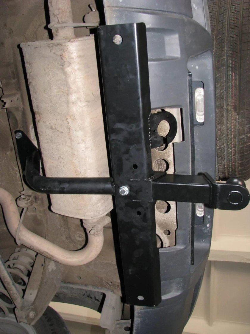 Крепление фаркопа Нива Шевроле 2005