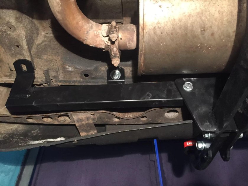 Крепление фаркопа Нива Шевроле