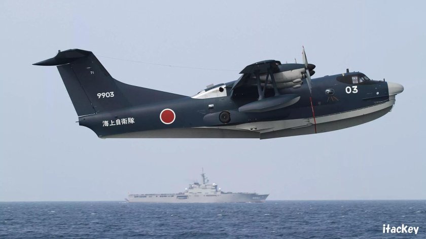 Самолета-амфибии SHINMAYWA us-2