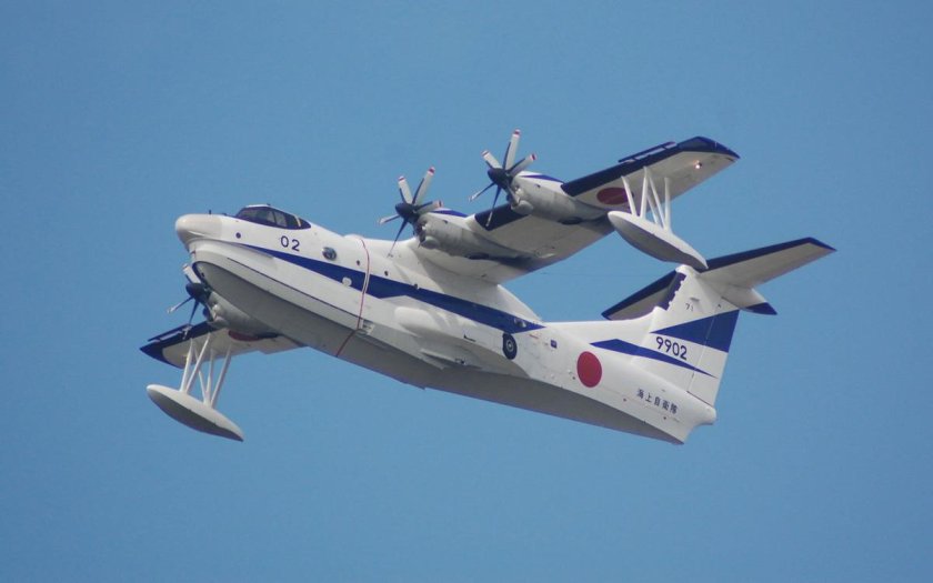 Самолета-амфибии SHINMAYWA us-2