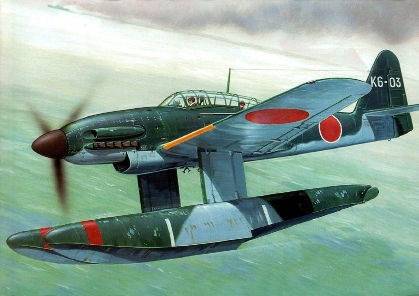 Aichi m6a1 Seiran, японский гидросамолёт