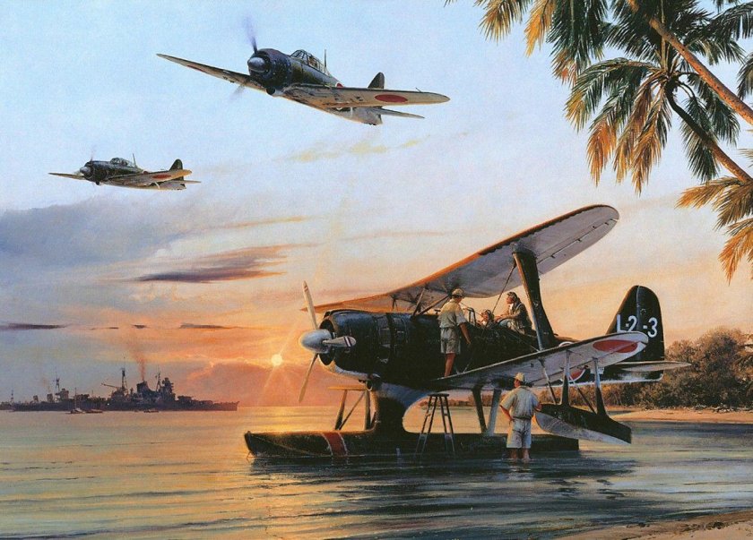 Японские гидросамолеты второй мировой войны
