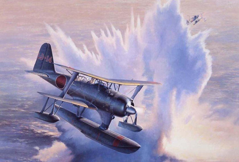 Японский гидросамолет f1m2