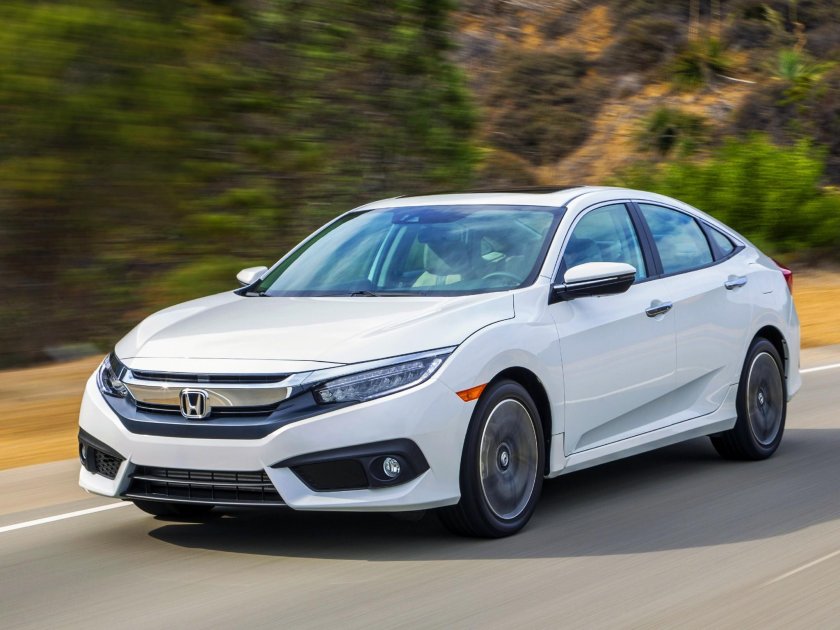 Honda Civic 2016 белый