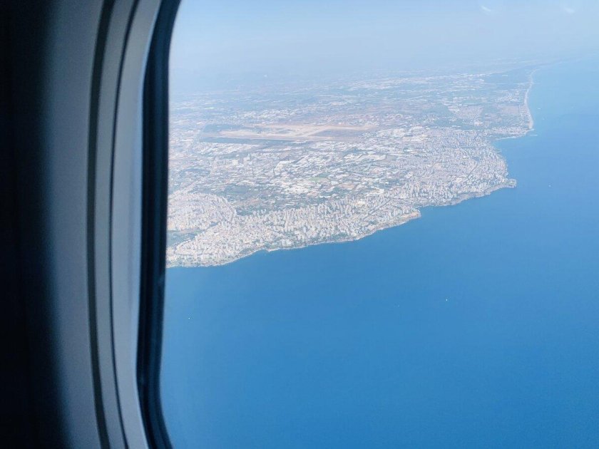 Вид из окна самолета