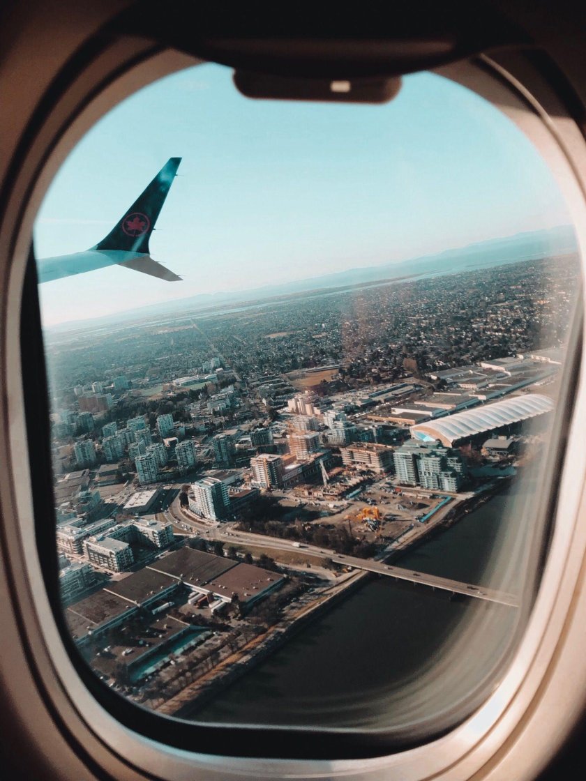 Вид из самолета