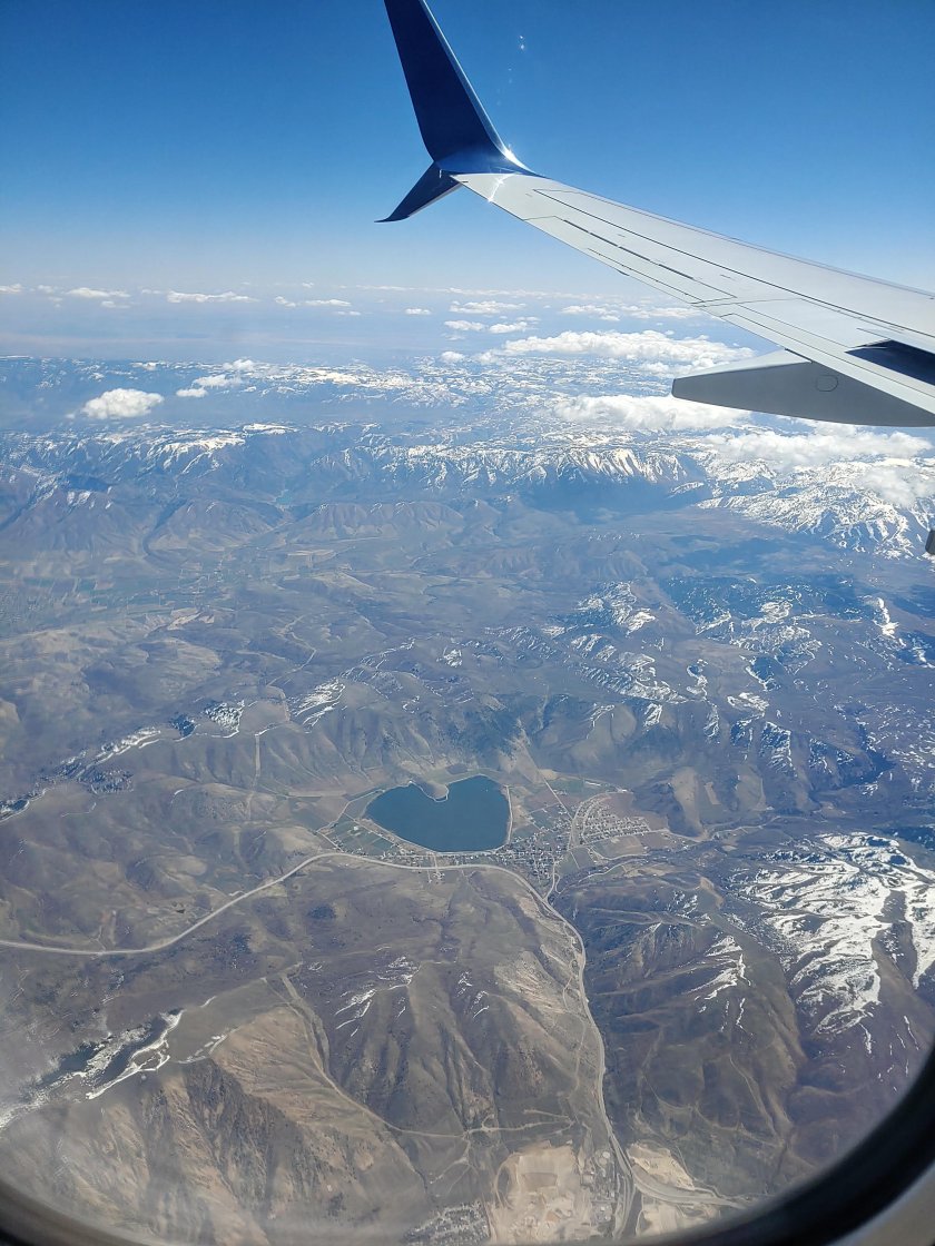 Красивый вид с самолета