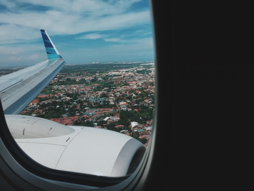 Вид из самолета