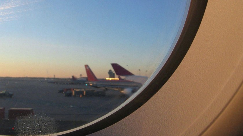 Вид из окна самолета