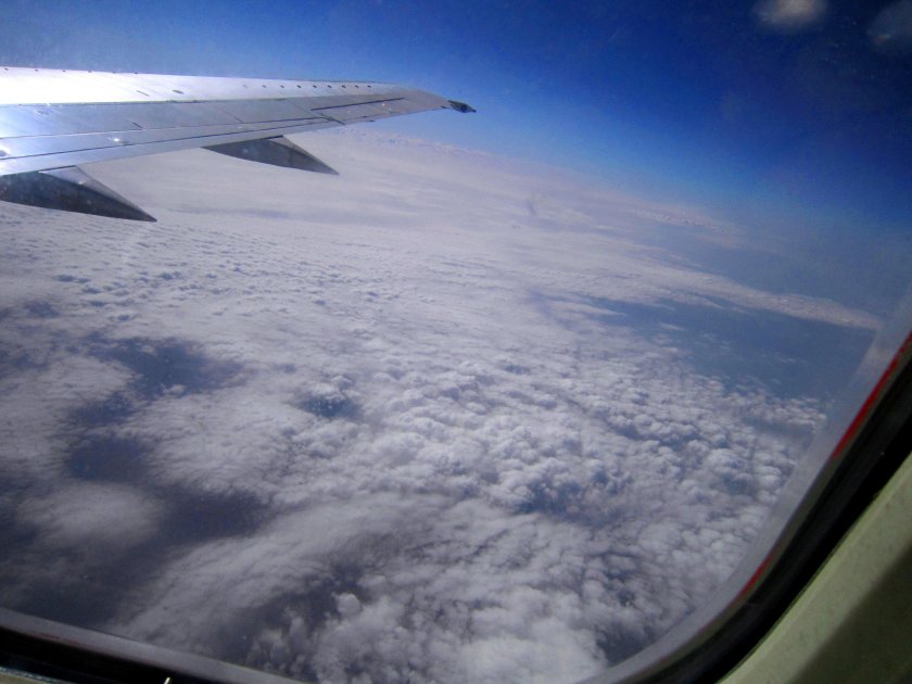 Вид из самолета