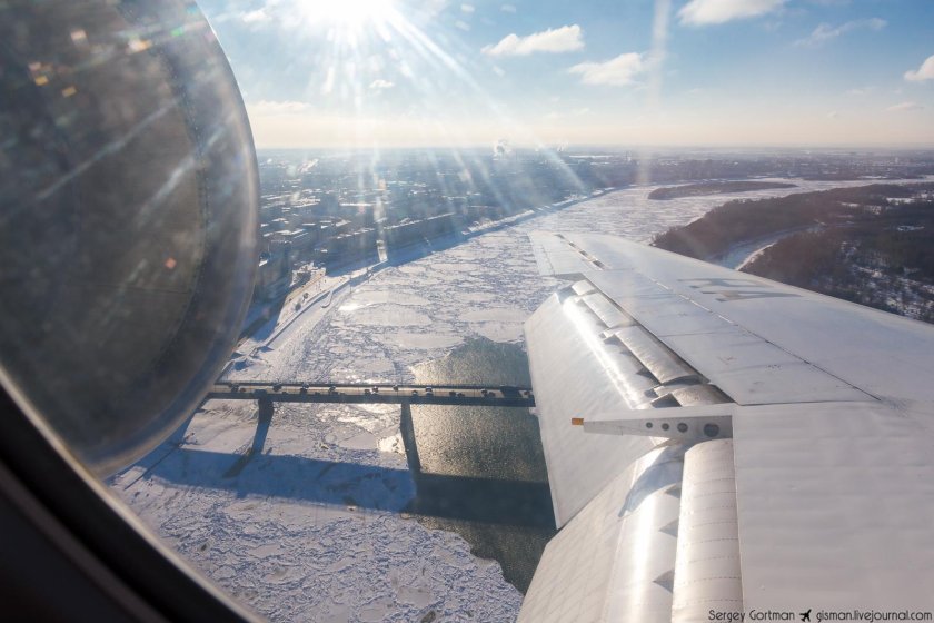Шереметьево в иллюминаторе