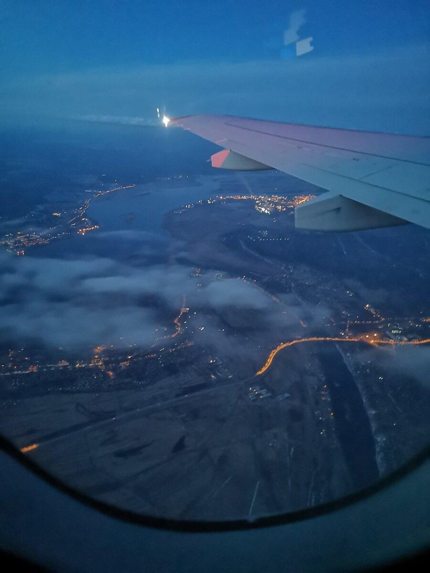 Вид из самолета