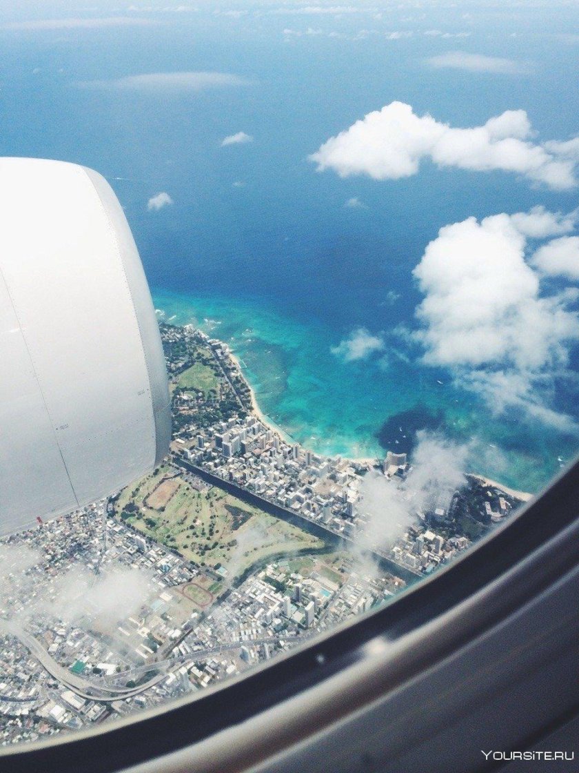 Вид из окна самолета